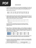 Ejercicios Semana 06 Estadistica