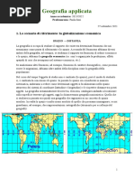 Appunti Di Geografia Applicata 1