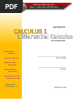 Calculus 1 Module Aguilar Joanne - 2020