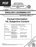 English Learning Kit: Junior High School