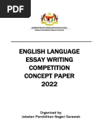 English Language Essay Writing Competition Concept Paper 2022