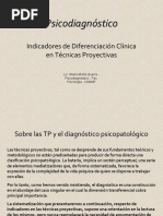 INDICADORES DIAGNÓSTICOS Diferencial (Neurosis, Histeria, Fobia y N, Obs)