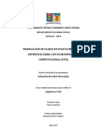 Modelación de Flujos de Pulpas Mineras en Superficie Libre Con Fluidodinámica Computacional (CFD)