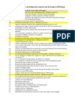 Practical and Lab Skills, Including Data Analysis and Drawings in IB Biology