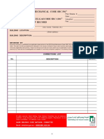 2018 Saudi Mechanical Code SBC 501 and The 2018 Saudi Fuel Gas Code SBC 1201 Plan Review Record