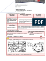 Sesion de Aprendizaje 24 de Mayo