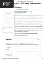 Examen - (AAB02) Cuestionario 1 - Estrategia de Promoción