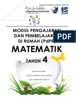 BUKU MODUL PDPR MATEMATIK TAHUN 4 (TAJUK 7 (KOORDINAT, NISBAH DAN KADARAN) )