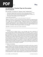 Air Embolism - Practical Tips For Prevention and Treatment