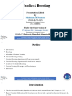 Gradient Boosting: Presentation Edited by