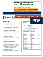 Tema 1. Analisis Dimensional