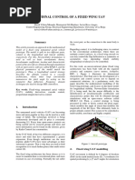 Longitudinal Control of A Fixed Wing Uav