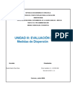 ESTADISTICAS ACTIVIDAD 3 Medidas de Dispersión