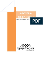 Apostila para o Batismo - ATUAL (2022)