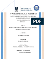 Aspectos Organicos y Funcionales Del Derecho Procesal Constitucional