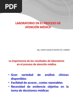 El Rol Del Laboratorio en El Proceso de Atención Médica