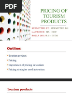 Pricing of Tourism Products