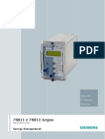 7SR11 and 7SR12 Argus Catalogue Sheet - Portuguese