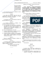 Arrêté - Représentation Et Recours Électoral Des Travailleurs (Articles 255 À 257 CT)