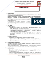 4ta. Practica de Topografia I (Guia de Manejo de Nivel Topografico)