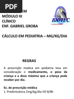 Calculo Pediatria Dose, KG - Dia Professor