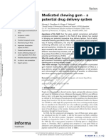 Medicated Chewing Gum - A Potential Drug Delivery System: Review