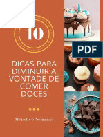 10 Dicas para Diminuir A Vontade de Comer Doces