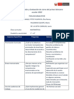 Ficha de Trabajo N°02 - Jornada de Reflexión - Semana de Gestión 5 - VAB