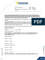 Nombre Del Paciente Dayana Carolina Cucaita Chacon Fecha Identificaciòn Hora Estudio: Sede Edad