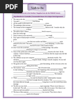 Verb To Be: Pay Attention To: Countable / Uncountable Nouns & To Subject-Verb Agreement