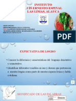 11VO Acepcion y Significado de Las Palabras y Los Arcaísmos, Americanismos, Regionalismos.