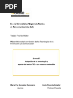 TAXO - Adopción de La Tecnología y Aporte Del Sector TIC A Un Entorno Sostenible