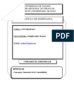 MODULO 1 - Conceptos, Ejercicio Profesional y Normas de Contabilidad