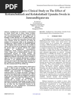 A Comparative Clinical Study On The Effect of Kottamchukkadi and Kolakulathadi Upanaha Sweda in Janusandhigatavata