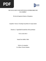 Practica 2. Capacidad de Emulsion de Las Proteinas