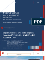 Exportaciones de Uva en La Empresa Gandules INC S.A.C. - Cadena de Suministro