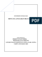 1.a. Opsi 1. Rab Peningkatan Gedung Lingkup Kantor Bupati Gowa Ta. 2021