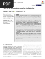 The Role of Systemic Treatments For Skin Lightening: Margit L. W. Juhasz MD MD