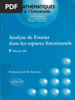 Analyse de Fourier Dans Les Espaces Fonctionnels, Niveau M1 (PDFDrive)