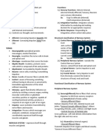 Lecture Notes Introduction To Nervous System