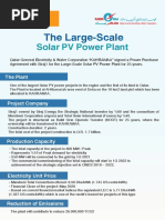 Solar PV Power Plant: The Large-Scale