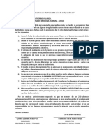 Carta A Escuela Sobre Notas de Medicina Legal