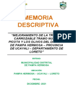 Memoria Descriptiva