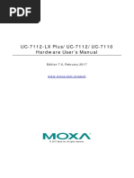 UC-7112-LX Plus/UC-7112/UC-7110 Hardware User's Manual: Edition 7.0, February 2017