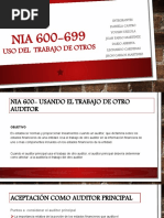 Nia 600 699 Uso Del Trabajo de Otro