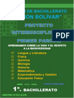 1º PROYECTO INTERDISCIPLINARIO 1 Ro Bachillerato