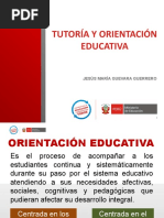 TUTORÍA Y ORIENTACIÓN EDUCATIVA - Reformulado