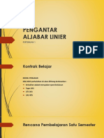 Pengantar Aljabar Linier