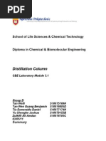 Distillation Report