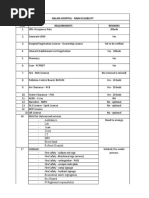 NABH Checklist